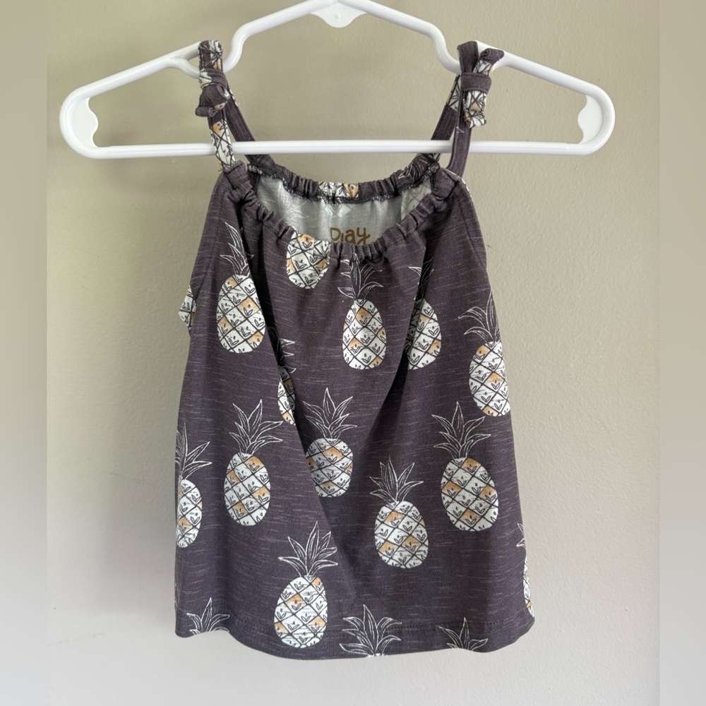 Little Sleepies 2t pineapple tank top